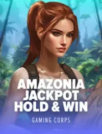 amazonia jackpot hold and win slot logo