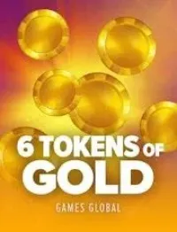 6 tokens of gold slot logo
